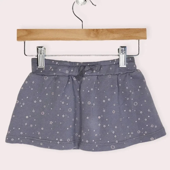 NWT Peek skirt Julie gray with stars French terrycloth material size 2T - Picture 1 of 8